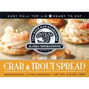 Alaska Smokehouse Crab & Trout Spread 4 Pack  Grocery 