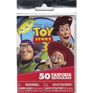  Disney Toy Story 3 Party Pack, 50 Temporary Tattoos 
