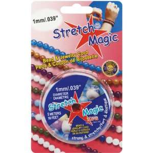    Stretch Magic Bead & Jewelry Cord 1mm 5 Meters/Pkg
