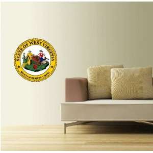  West Virginia State Seal Wall Decor Sticker 22X22 