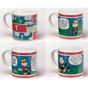Peanuts Five Comic Strip Collage Mug 