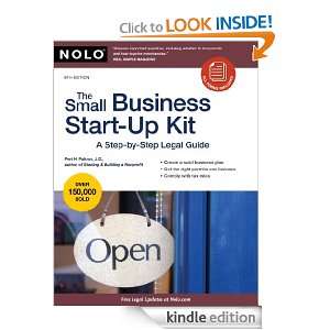 The Small Business Start Up Kit A Step by Step Legal Guide Peri H 