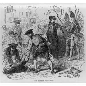  The Boston Massacre,March 5,1770,British Soldiers,man 