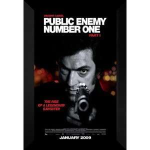  Public Enemy Number One 27x40 FRAMED Movie Poster   A 