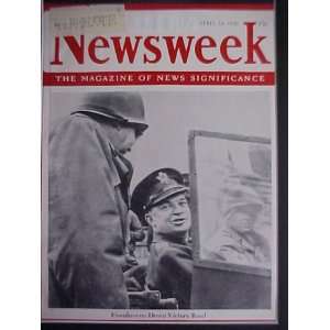  General Dwight Eisenhower Down Victory Road April 16 1945 