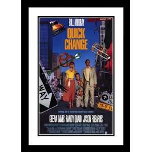 com Quick Change 20x26 Framed and Double Matted Movie Poster   Style 