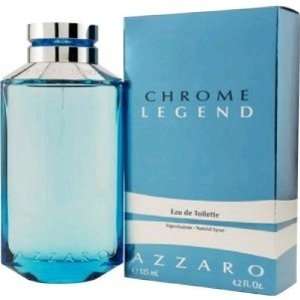  Chrome Legend by Azzaro, 4.2 oz Eau De Toilette Spray for 