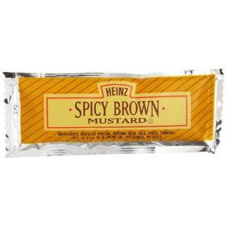 Heinz Spicy Brown Mustard 17.5 oz   6 Unit Pack  Grocery 