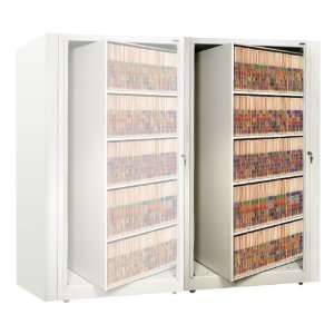  Datum Filing Systems EZ2 Rotary Action File Cabinet 