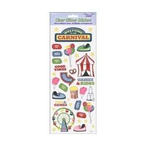   Everyday Stickers 5X12 Sheet Carnival; 12 Items/Order Arts, Crafts