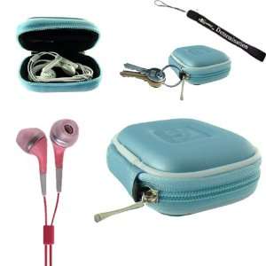  Earphone Case   Clamshell Style with Zipper Enclosure 