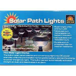  Solar Path Lights 6 Pack Electronics
