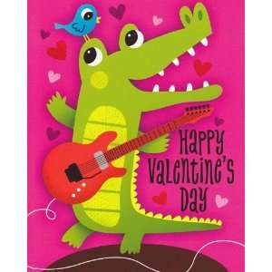  Happy Valentines Day Card Alligator Happy Valentines Day 