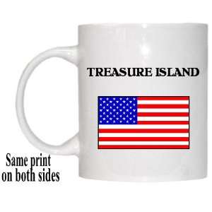  US Flag   Treasure Island, Florida (FL) Mug Everything 