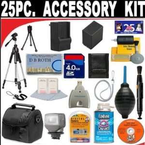  DELUXE DB ROTH ACCESSORY KIT For The Canon VIXIA HF S10, HF S100 