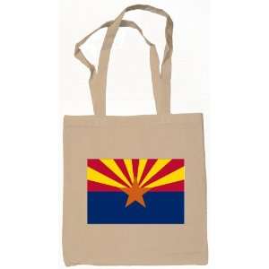 Arizona State Flag Tote Bag Natural 