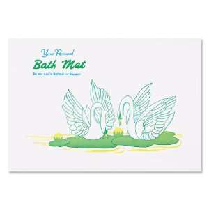 Paper Spa Bath Mats   Swan 