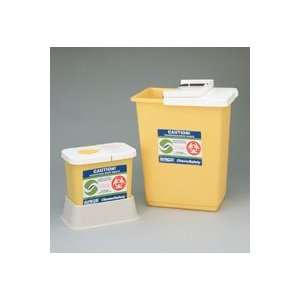   Container Sharps Chemosafety Nestable Yellow 18gal 5/Ca by, Kendall