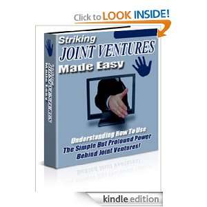 Striking Joint Ventures Made Easy Anonymous  Kindle Store
