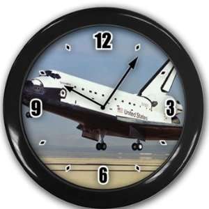  Nasa Space Shuttle Landing Wall Clock Black Great Unique 