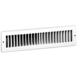  Wall Register 10 X 2 GRILLE TOE SPACE WHITE