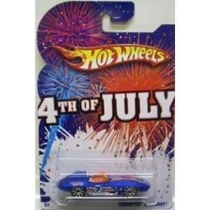    Hot Wheels 2009 4th of July Corvette Stingray Toys & Games