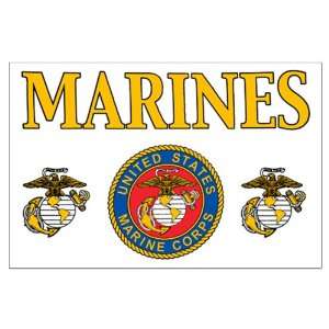  Large Poster Marines United States Marine Corps Seal 