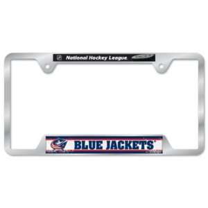  COLUMBUS BLUE JACKETS OFFICIAL LOGO METAL LICENSE PLATE 