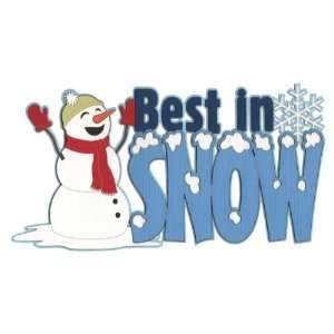  Best in Snow Laser Die Cut Arts, Crafts & Sewing
