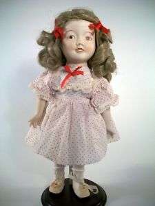 1978 Albert E. Price Porcelain Shirley Doll 14 1/2  