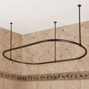  Oval Shower Curtain Ring 72 x 36   Oil Rubbed Bronze 