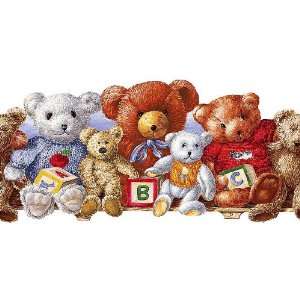  Teddy Bears Wallpaper Border in Bright Ideas