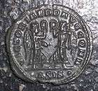 Ancient Roman   Constantius II. 337 350 AD. Two victories bronze coin