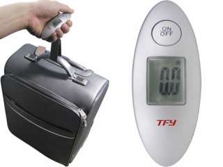   Digital Baggage Hanging Scale Travel Luggage  Gray  