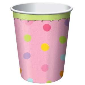  Polka Dots Paper Beverage Cups 