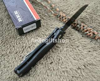   Black G10 Handle Pocket EDC Folding Knife Tool w/ Money Clip  