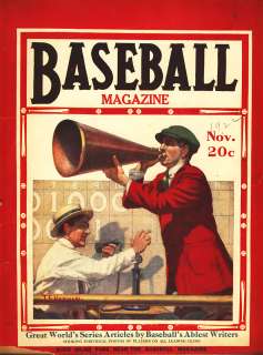 NOVEMBER 1922 BASEBALL MAGAZINE WORLD SERIES NUMBER  