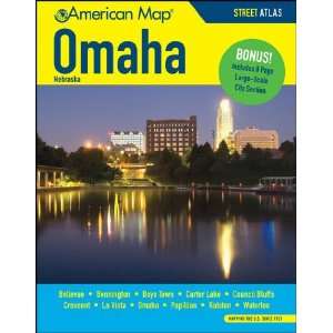  American Map 616516 Omaha, NE Street Altas Office 
