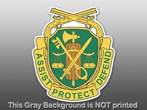 US Military Police Insignia Sticker  decal MP logo seal  