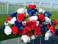Cemetery Grave Flowers Tombstone Saddle Memorial Day  