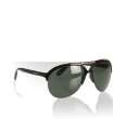 tom ford black acrylic ian gold trim aviator sunglasses