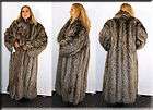 New Silver Fox Fur Coat 14 16 XL Efurs4less
