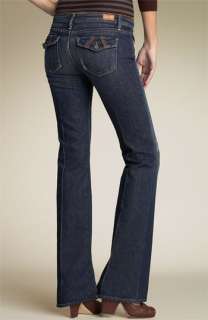   Fairfax Leather Trim Stretch Jeans (Midnight Rocker)  