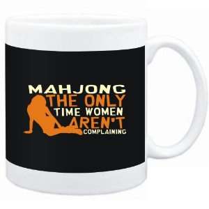  Mug Black  Mahjong  THE ONLY TIME WOMEN ARENÂ´T 