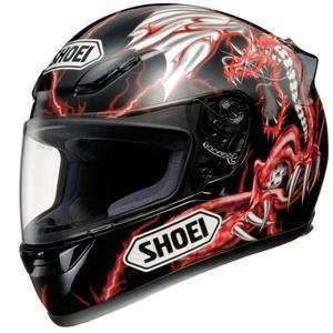  Shoei RF 1000 Strife Helmet   2X Small/Red Automotive