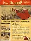 Farm Implement Brochure   John Bean   Hi Crop Sprayer   Pumps   1966 