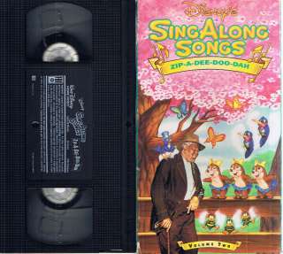Disneys Sing Along Songs   Volume Two Song of the South Zip a dee 