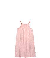 Lacoste Kids   Girls Sleeveless A Line Dres w/ Floral Croc Print 