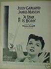 1954 Judy Garland A Star Is Born Warner Bros.Movie AD