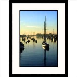  Boats at Newport Beach, California Framed Photograph 
